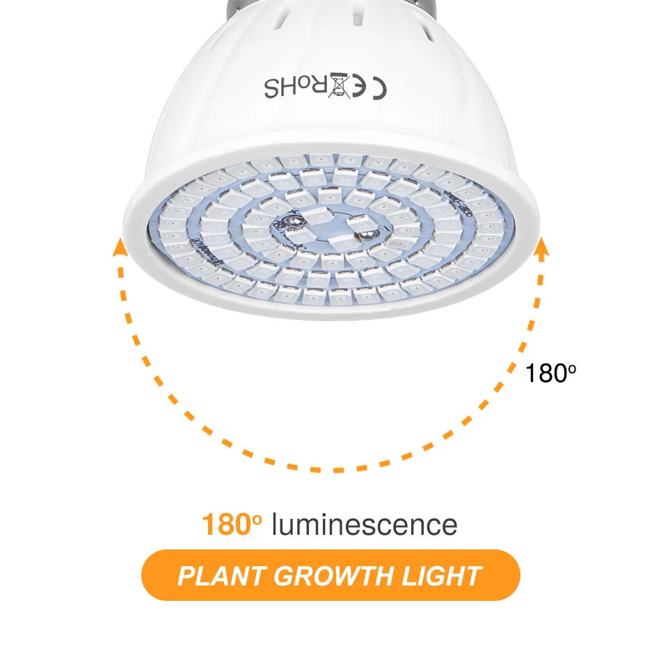 Description Picture 3 of itemPhyto Lamp Full Spectrum LED Grow Light E27 E14 Plant Lamp Fitolamp For Indoor Seedlings Flower Fitolampy Grow Tent Box