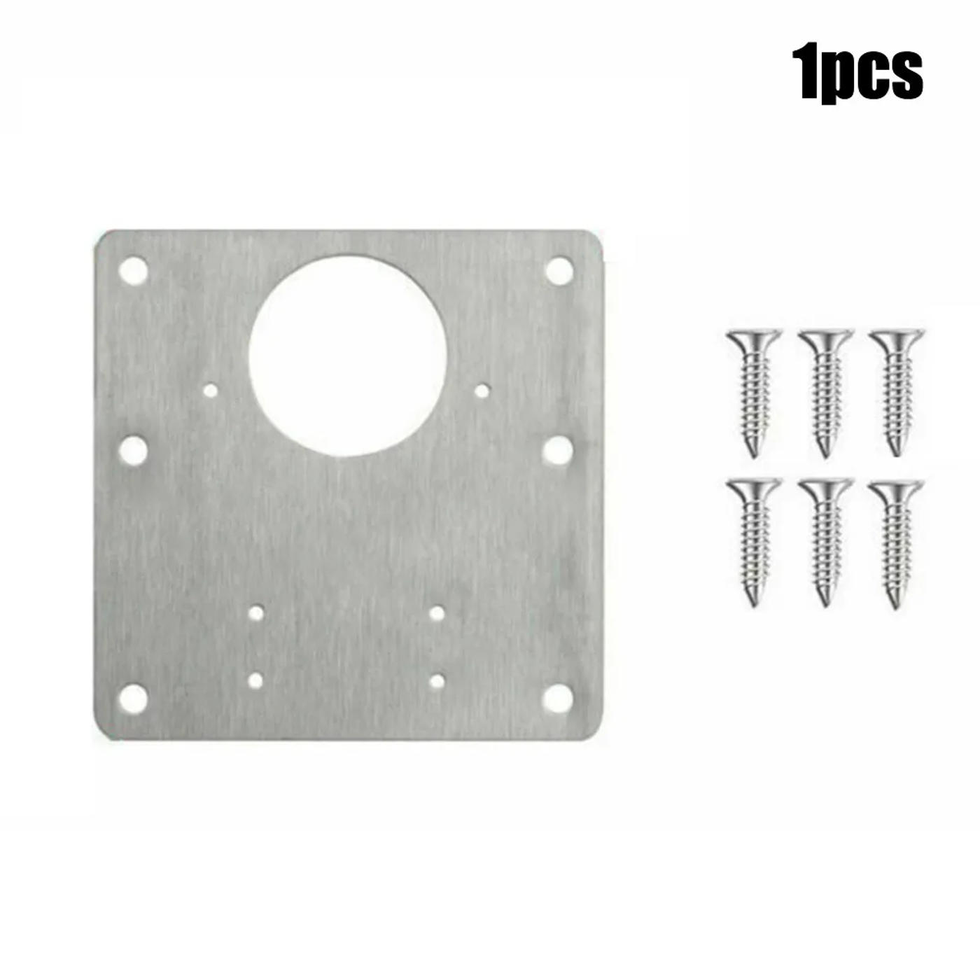 Description Picture 6 of itemHinge Repair Plate Rust Resistant Steel Furniture Cupboard Repair Mount Tool Hinge Fixing Plate Door Hinge Repair Kit