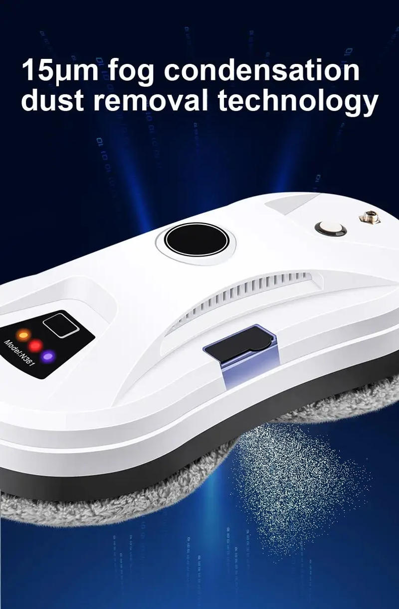 Description Picture 3 of itemWindow Cleaner Robot Smart Water Spray With Automatic Water Spray Function Anti-fall Magnetic Glass Home Smart Cleaning Machine