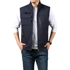 Heated Vest Luxury Men's Clothing Hunting Work Man Leather Vests Multi Pocket Tactical Military Camping Sports Large Size Coat