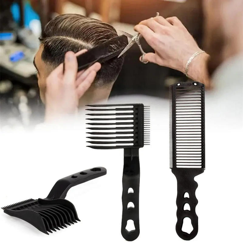 Description Picture 2 of itemPlastic Barber Fade Combs Gradienter Design Men Styling Tool Hair Cutting Comb Ergonomic Hair Cutting Positioning Comb Salon