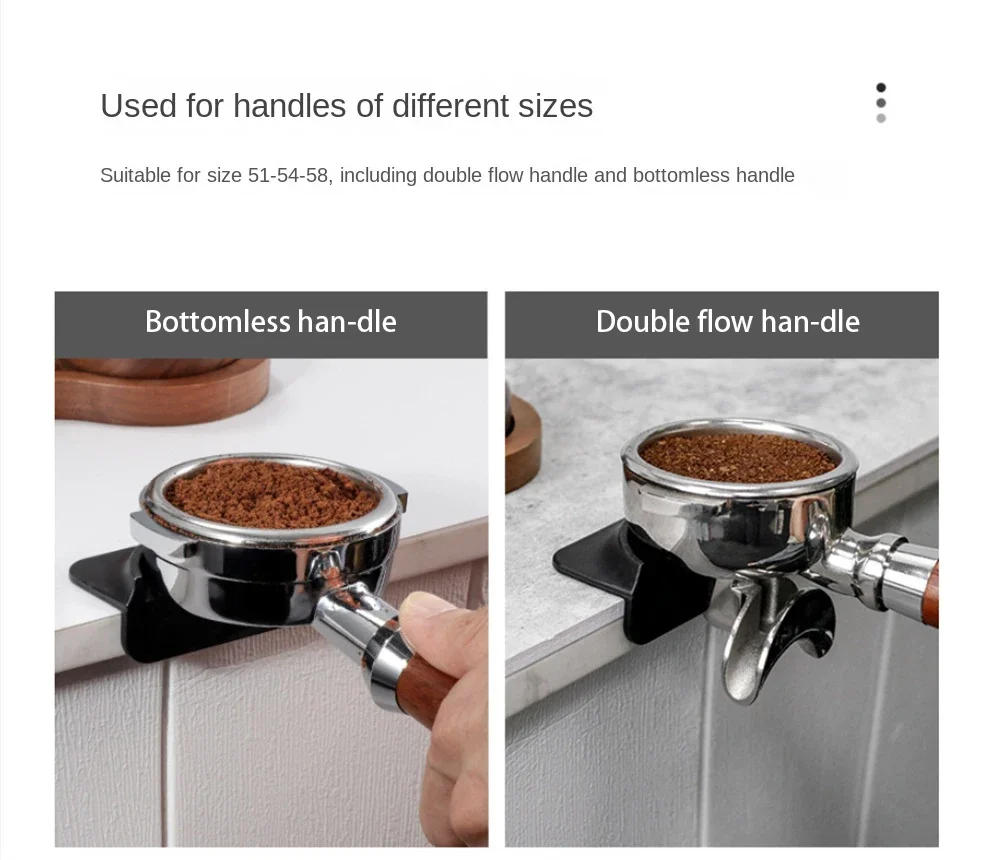 Description Picture 2 of itemEspresso Coffee Tampers Mat Station Press Tampering Holder Corner Mat Pad Silicone Coffeeware Tools Tamping Barista High Quality