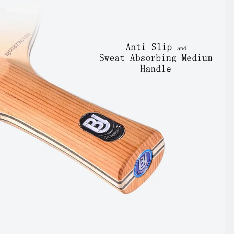 Description Picture 3 of item1PC Blutenkirsche Professional Table Tennis Blade Japanese Hinoki Surface Table Tennis Rackets Ping Pong Paddle Easy Control