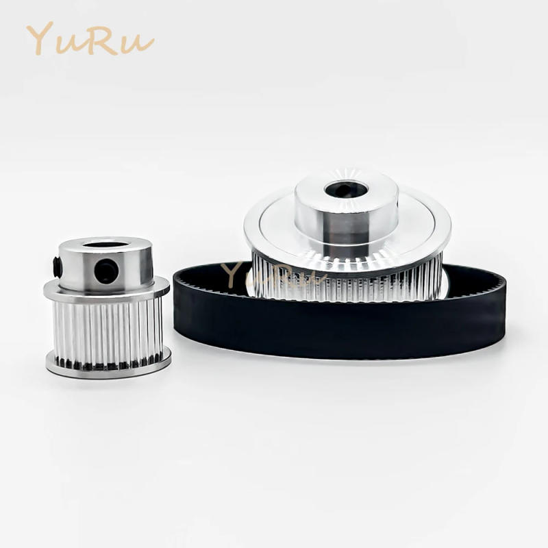 Description Picture 6 of item2GT 2M 30T 60Teeth GT2 30Teeth 60T 2:1 Timing Belt Pulley Kit Bore 5~14mm Belt Width 10mm GT2 Wheel Synchronous Pulley Belt Set