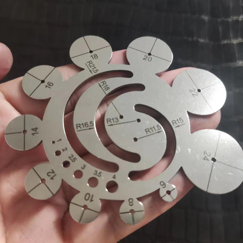 Description Picture 5 of itemDIY Round Leather Cutting Tools Metal Corner Cutting Ruler Circle For DIY Leathercraft Tool Sets Working Drawing Leather Project