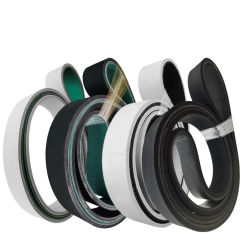 Custom industrial extrusion cable puller caterpillar haul off rubber belt power transmission belts traction drive flat belts