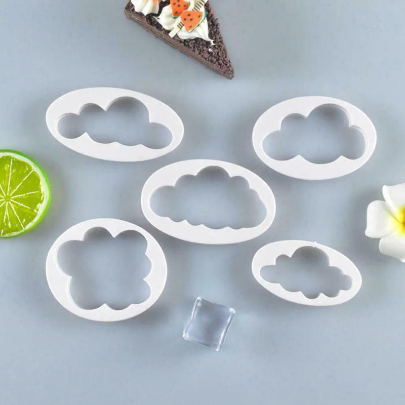 Description Picture 6 of item5PCS/Set Cloud Shape Cookie Cutter Made 3D Printed Fondant For Cake Decorating Tools Cookie Cutter Biscuit Mold Baking Mould