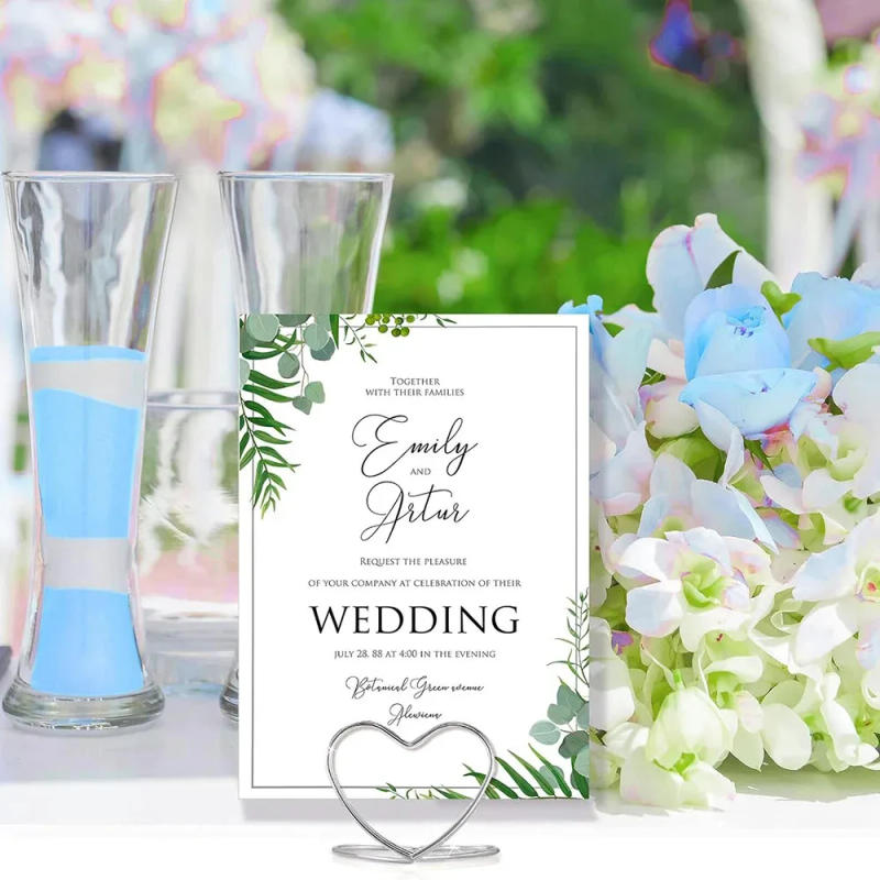 Description Picture 5 of item20Pcs Metal Place Card Holders Photo Clip Stands Wedding Table Number Name Sign Stand for Wedding Birthday Party Home Decoration