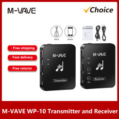 M-VAVE WP-10 2.4GHz Wireless Earphone Monitor System Rechargeable Transmitter Receiver Support Stereo Mono Recording Function