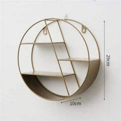 Wall Mounted Shelf Houseware Metal Iron Modern Simple Room Home Decoration For Home Creativity Storage Rack Sundries Storage