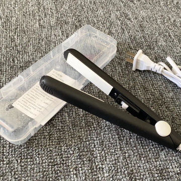 Mini Flat Iron For Travel Hair Straightener Small Portable Straightening Iron Ceramic Women Men Quick Easy Short Hair Styling