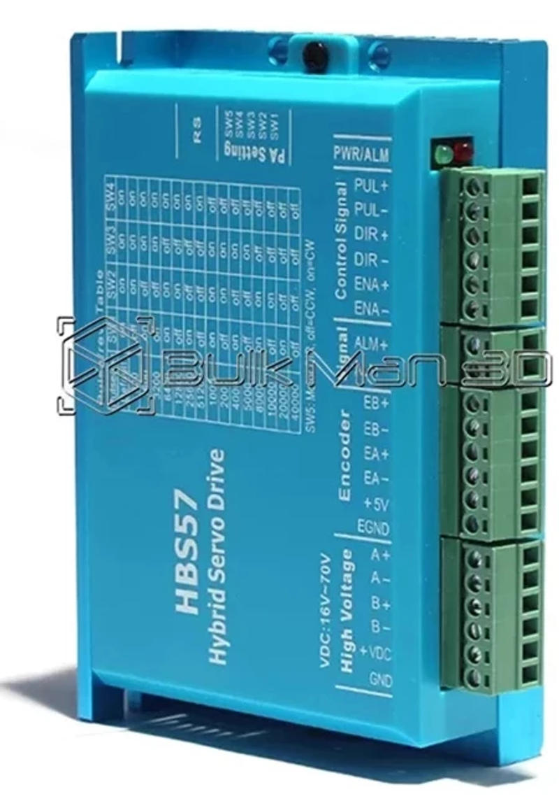 Description Picture 4 of item3N.M Close Loop Stepper Motors with HBS57 Stepper Motor Driver Shielded Wiring Cables for Workbee Ox CNC Router and 3D Printer