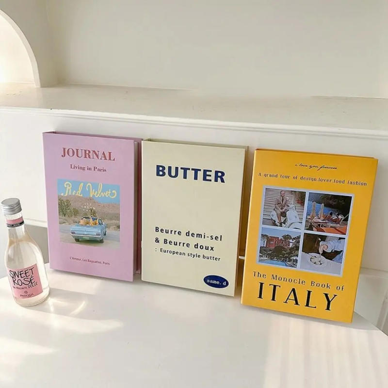 Description Picture 5 of itemModern Style Fake Books New Simulation Foldable Model Book Home Decoration Book Shelf Display Photography Prop Book