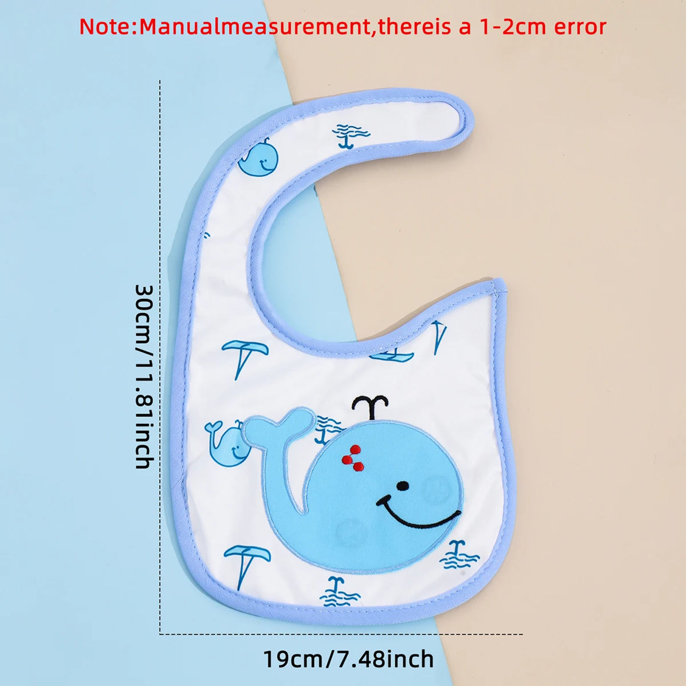 Description Picture 6 of itemRandom 5pcs/set Baby Girl Boy Feeding Bibs Waterproof Apron Cartoon Towel Kids Toddler Dinner Burp Cloths