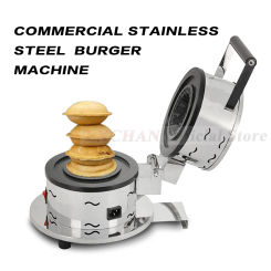 LXCHAN Stuffed Burger Machine Donut Ice Cream Dessert Italy Gelato Panini Press Maker Krapfen Warmer Machine Burger Press Maker