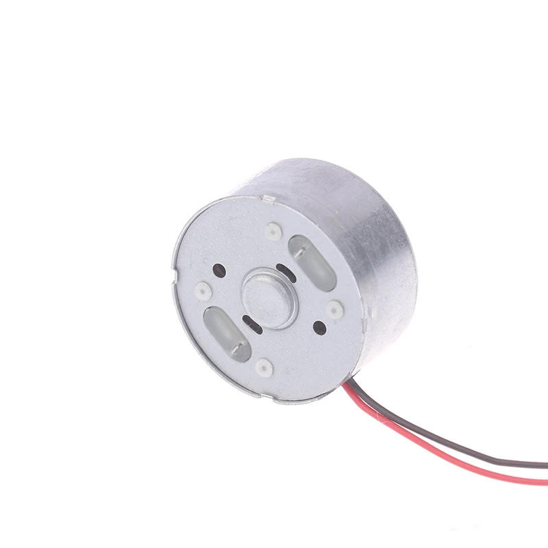 Description Picture 4 of itemRF-300EA-1D390 DC 1.5V 3V 5V 6V 7250RPM Mini Mute 24mm Round Spindle Motor Precious Metal Brush Engine DIY Solar Power Toy Model