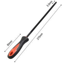 Sharpener Chainsaw File Large 3/8" Chain Round Sharpening 325 4.0mm 5.5mm Chain File High Carbon Steel High Quality