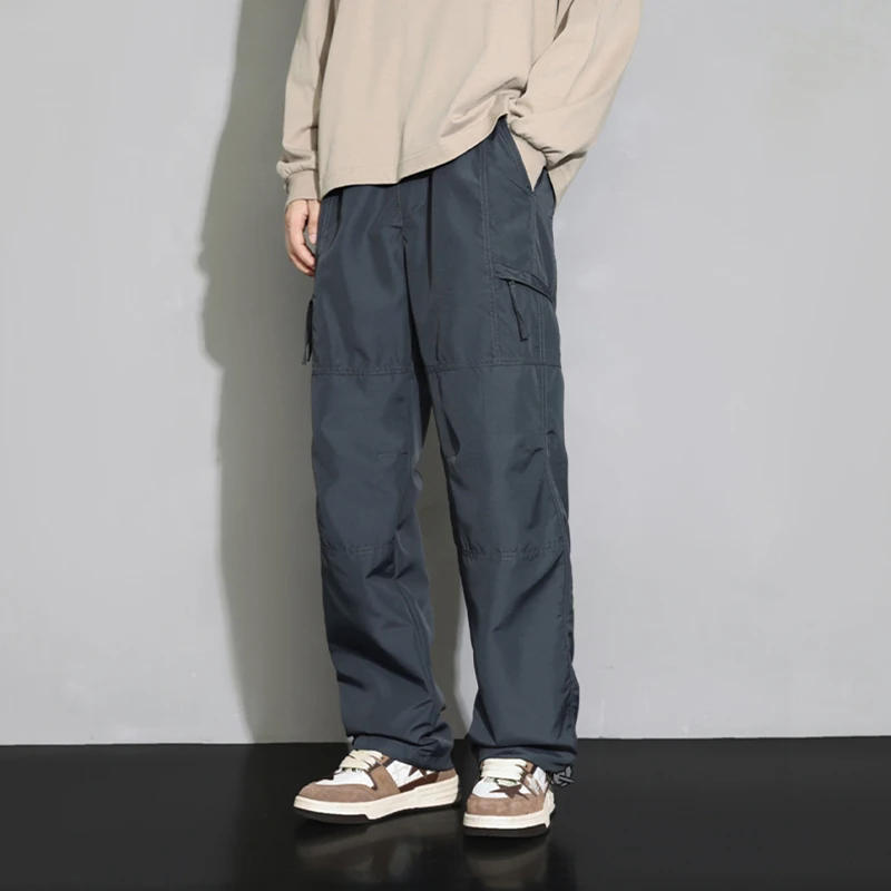 Description Picture 4 of item2023 Men's Autumn New High Quality Loose Leggings Fashionable and Popular Casual Windproof Waterproof Pants