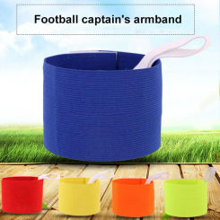 Soccer Captain Armband Fastener Tape Non Slip Soft Adjustable High Elasticity Kids Sports Soccer Basketball Armband
