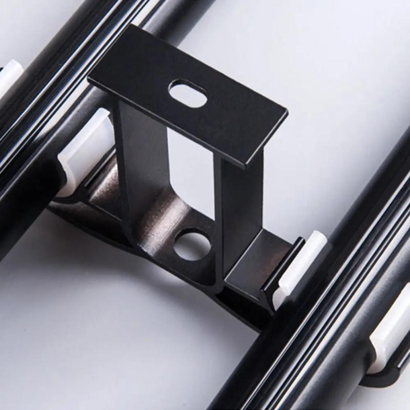 Description Picture 5 of item1PC Double Curtain Rod Brackets Shower Curtain Pole Bracket Hardware Holder Window Hanger Holder Home Decoration Easy to Install