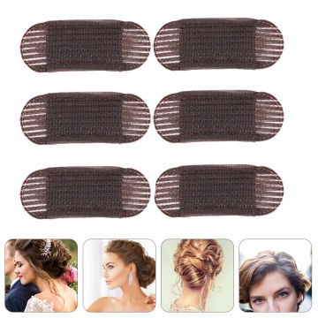 6pcs Bump It Hair Clip Volume Inserts Hair Styling Tool Barrettes Fluffy Hair Pad for Hair Accessories