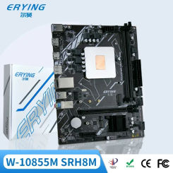 ERYING DIY Gaming PC Desktop Motherboard with Onboard Xeon CPU Kit W-10855M W 10855M ES Version 2.8GHz 8C16T Mainboard Computers