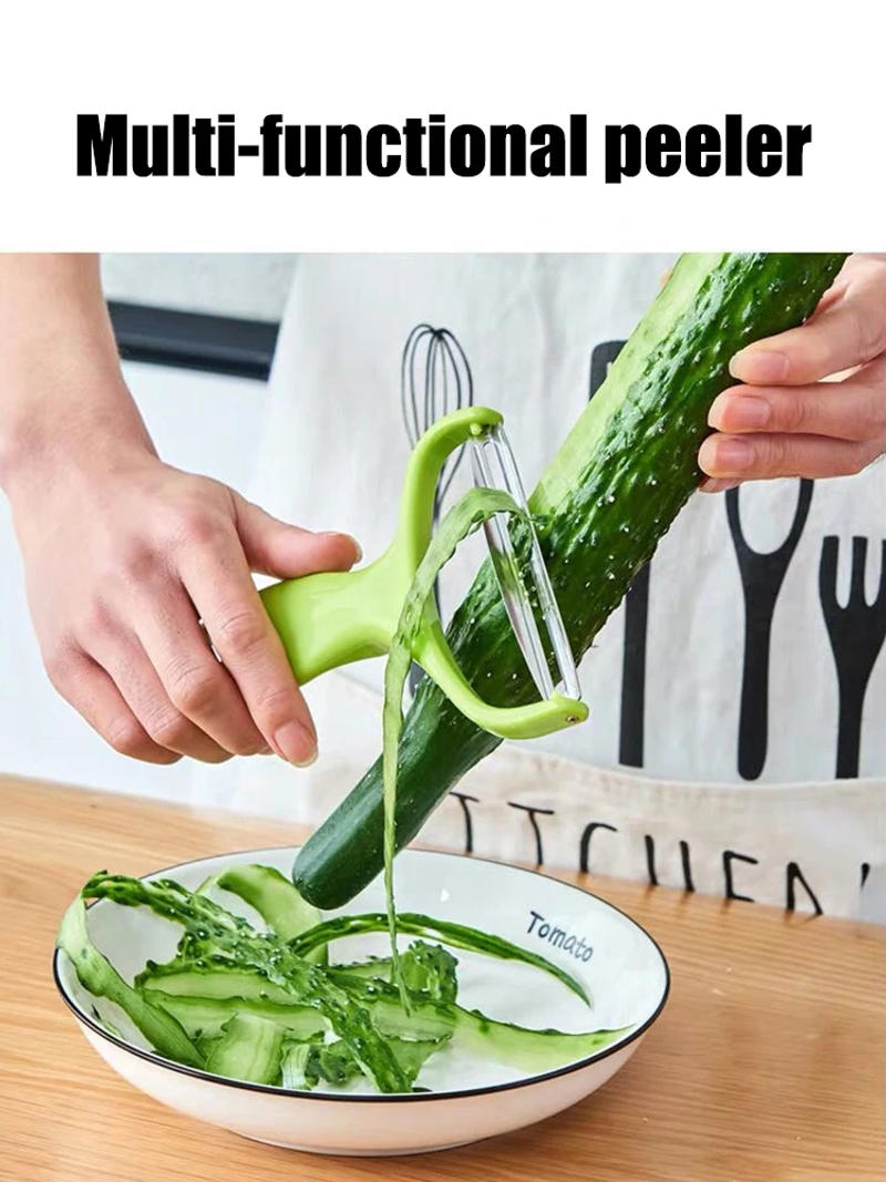 Description Picture 4 of itemPeeler Vegetables Fruit Stainless Steel Cabbage Graters Salad Potato Slicer Kitchen Accessories Cooking Tools Wide Mouth