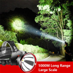Upgrade Headlamp Sensor Fishing Headlight 18650 Battery Flashlight USB Rechargeable Head Lights Lantern Camping Hiking
