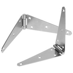 2 Pcs Door Hinge Barrier Fence Gate Hinges Shed Cupboard Wooden Heavy Duty Decorative Strap Abs Barn