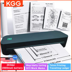 A4 Thermal Printer 203DPI Bluetooth Photo Document Printer Memo Note Tattoo Printing Wireless Inkless Thermal Pocket Maker
