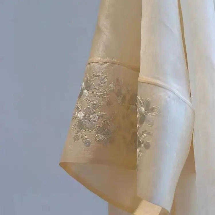 Description Picture 4 of itemBlusas Femininas Elegantes Sun Protection Shirts for Women Mujer Moda 2025 Blouses Lady Thin Jacket Chemise Femme Top