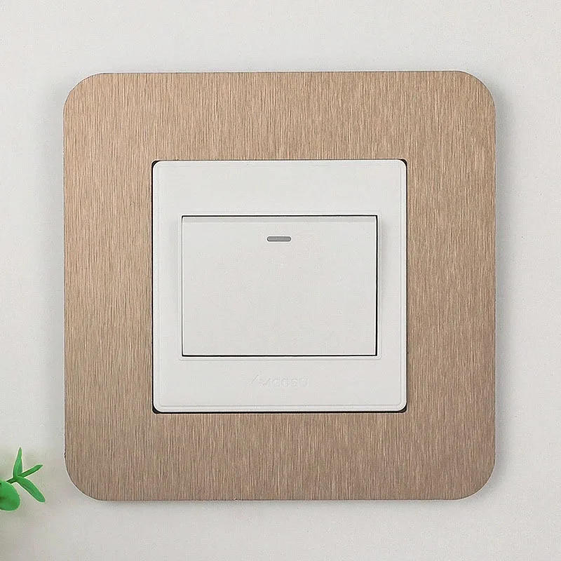 Description Picture 6 of itemNew Simple Anti-Dirty Buckle Type Non-Adhesive Dustproof Switch Protective Cover Outlet Wall Sticker for Home Living Room Decor