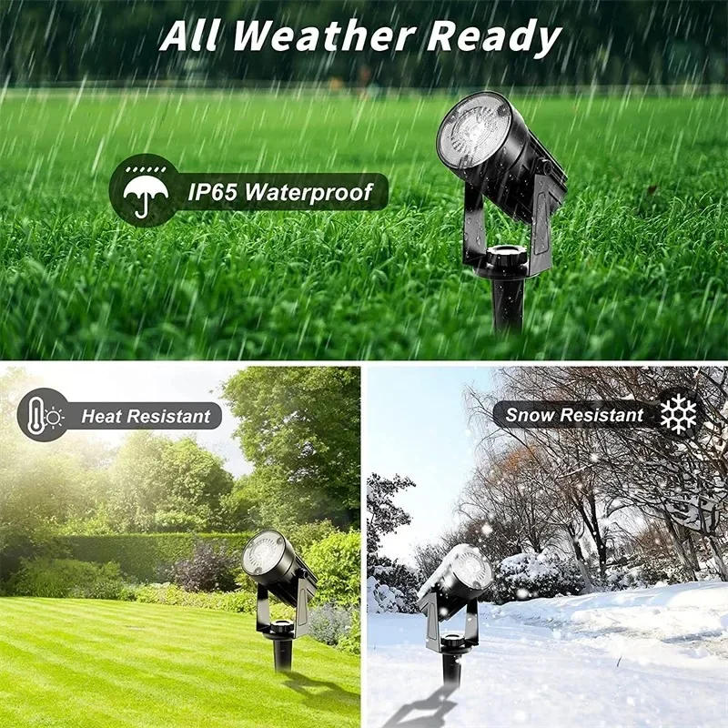 Description Picture 4 of itemNewest 3000K/6000K/RGB Solar LED Light Outdoor Solar Spotlight Solar Garden Light Outdoor IP65 Waterproof Lawn Lamp Wall Light