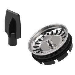 Kitchen Sink Strainer Garbage Disposer Strainer Pull Water Plug Rust Resistant Food Waste Disposer Filter Grinder Shredder Parts