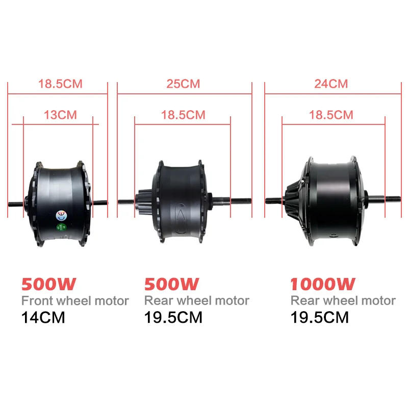 Description Picture 3 of itemSuper73 electric bicycle motor front and rear wheel set 20X4.0 wheel hub 500W/1000W Super73 modification accessories