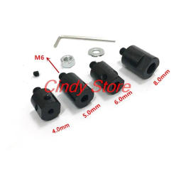 Steel Motor Shaft Adapter For Saw Blade Connection Coupling Joint Connector Coupler Sleeve Fit for 3.17 4 5 6mm