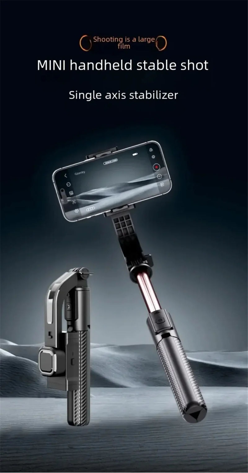 Description Picture 2 of itemFGCLSY Bluetooth Handheld Gimbal Stabilizer Mobile Phone Selfie Stick Aluminum Alloy Adjustable Tripod for Smartphone Live