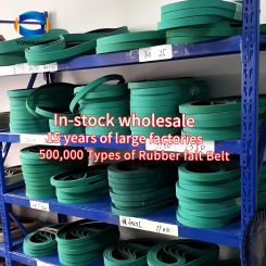 1032*30*6.5mm Thickness  Green Power Transmission Seamless Endless Coated Flat Belt Feeder Belts For Folder gluer Machine