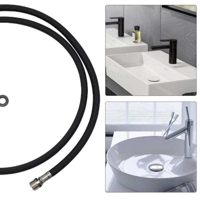 Description Picture 6 of itemPart Shower Hose Replacement For Sink Kitchen Faucet Nylon 1 Pcs Hose Length 1500 Mm Parts With Pull-out Shower