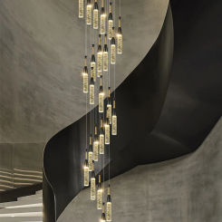 Nordic home decoration, stair chandelier, living room bedroom and dining room Pendant lights, ceiling light, indoor lighting