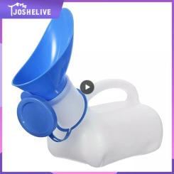 Universal Portable Urinal 1000ml Plastic Urinal Blue Pee Funnel Vertical Urinal Bag Outdoor Emergency Equipment Travel Accessori