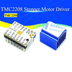 3D Printer TMC2208 Stepper Motor Driver V1.2 Stepper Driver Module with Heat Sink Screwdriver for 3D Printer Controller