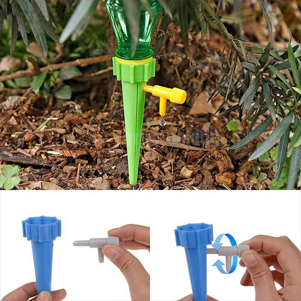 Description Picture 2 of itemAuto Drip Irrigation Watering System Dripper Spike Kits Garden Household Plant Flower Automatic Waterer Tools