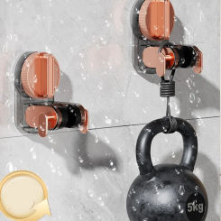 Adjustable Suction Cup Shower Holder Wall Mount Strong Bearing Shower Head Support No-Punch Waterproof Shower Bracket