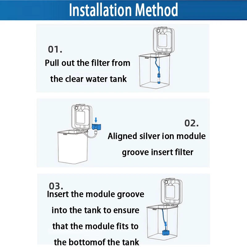Description Picture 2 of itemAg+ Sterilization Module Silver Ion Accessories for ECOVACS DEEBOT X1 OMNI/X1 TURBO/X1 PLUS/T10 TURBO/T10 PLUS/T20 PRO