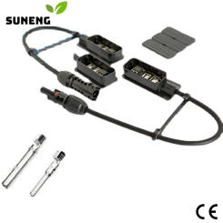 Solar Panel 3 Split Junction Box Photovoltaic Panel Double-sided IP68 1500V/30A Photovoltaic Module Bus Accessories