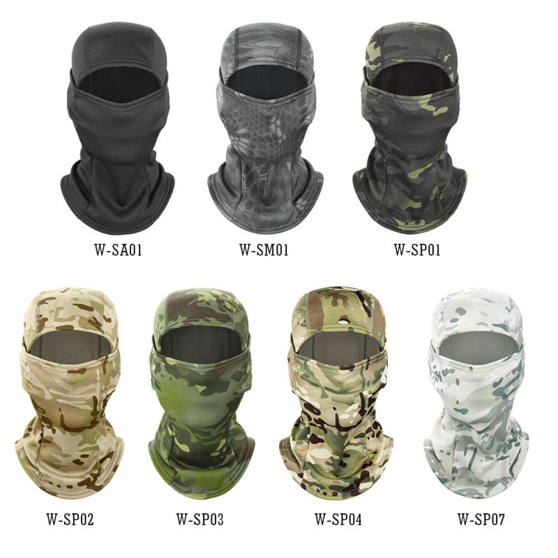 Description Picture 5 of itemCamouflage Balaclava Full Face Breathable Full Face Scarf Mask Hiking Cycling Hunting Bike Head Cover Tactical Airsoft Cap Men