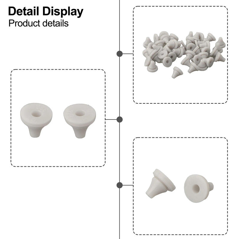 Description Picture 5 of item50pcs Shower Head Nozzles Replacement Part Spray Silic  Water Outlet 7.6*8*0.5 Mm High Temperatures Home Improvement Plumbing