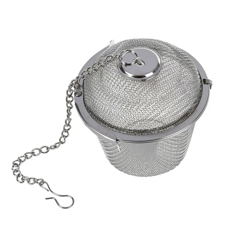 Description Picture 5 of itemTea Strainer Locking Tea Infuser Filter Stainless Steel Mesh Tea Ball Strainer Herb Spice Ball Infuser Diffuser Tea Accessories
