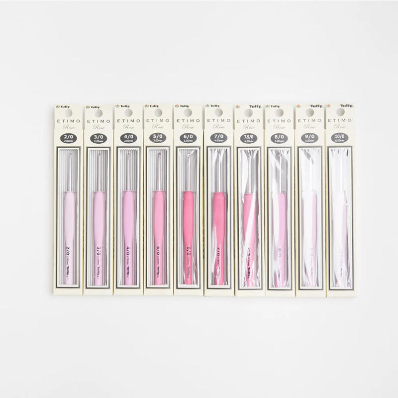 Description Picture 2 of item1 Piece Original Tulip Crochet Hooks Etimo Rose Crochet Needles Tulip Hook Sweater Yarn Crochet knitting Hook